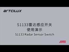 Αισθητήρας ραντάρ Πίνακας διαχωρισμού ενσωμάτωσης LED διακόπτης αφής χειροκροτήματος PIR Επιπλιστική ντουλάπα