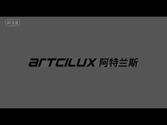 Σχεδιασμός φωτεινής αντανάκλασης με κλίση LED φωτός Προφίλ αλουμινίου A220EA