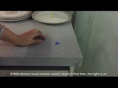 S1004 ενσωματωμένος διακόπτης αισθητήρα αφής χαμηλής ακτινοβολίας, μήκος καλωδίου 1500 mm, DC12V, μέγιστη ισχύς 60W, διαχωρισμός ελέγχου