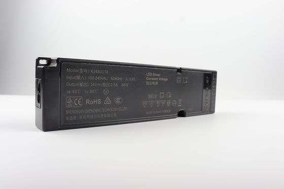 60W 24V Ultra Thin Constant Voltage Power Supply LED Driver Για την εναλλαγή
