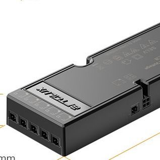 Πολυδιάστατο 80% αποδοτικότητα Rack Mount τροφοδοσία ηλεκτρικής ενέργειας για περιορισμένα περιβάλλοντα 6.3 X 2.4 X 1.4 ίντσες